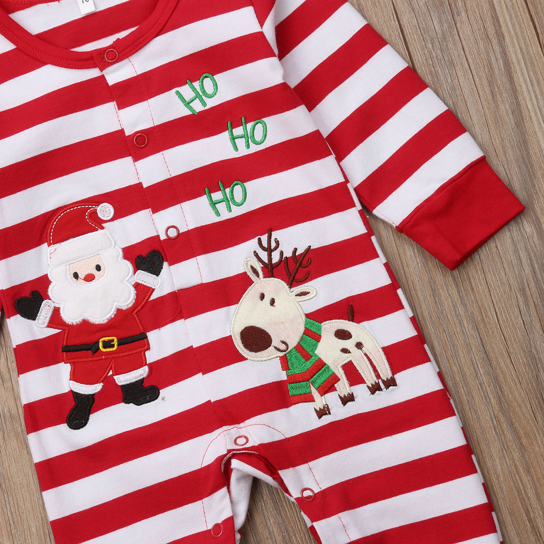 Embroidered deer CHRISTMAS BABY BODYSUIT