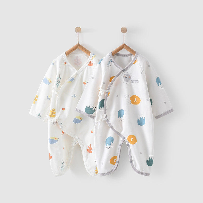 Baby Autumn Two-piece Newborn Onesies Four Seasons Romper Cotton Clothes