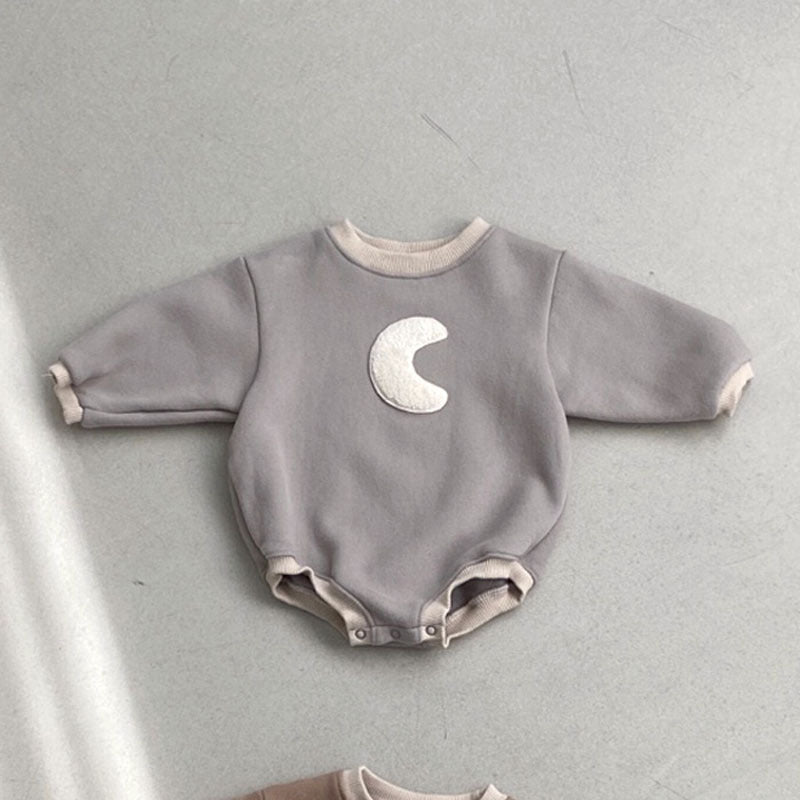 Baby Simple Moon Pack Fart One Piece Romper