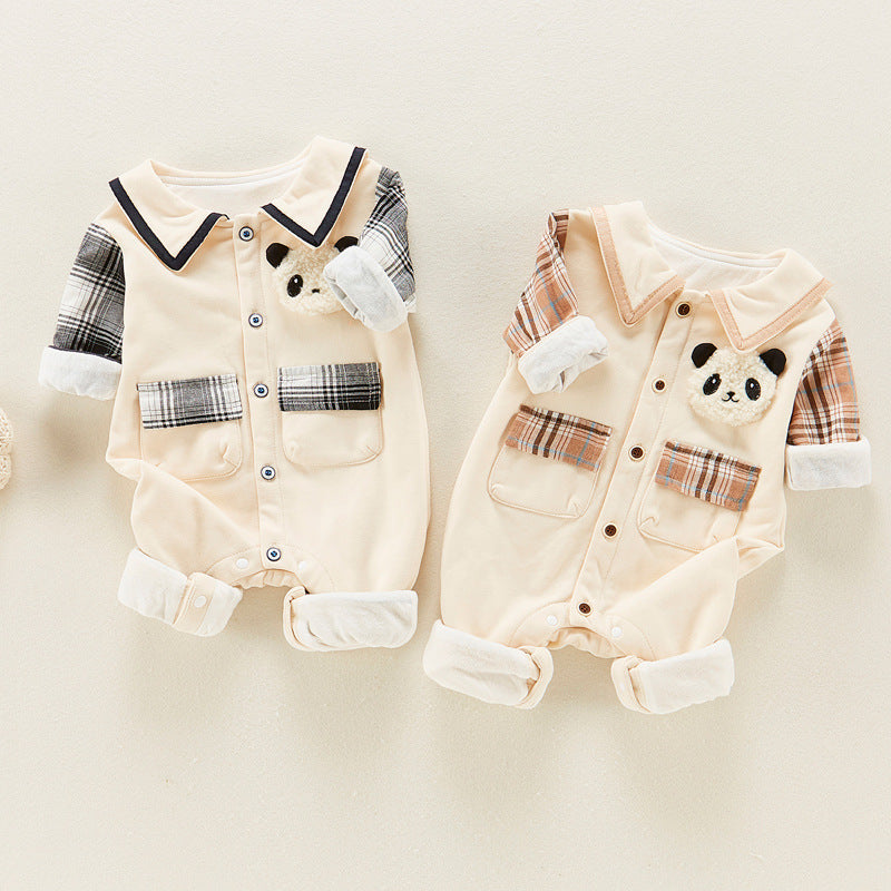 Clothes For Babies Spring And Autumn Male And Female Baby Newborn Jumpsuit Super Cute