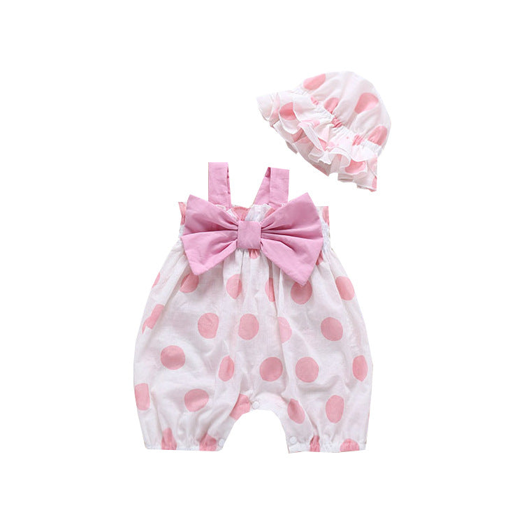 Baby Girl's Cute Sling Pack Fart Clothes