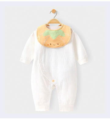 Cotton Boneless Baby Bib Onesie