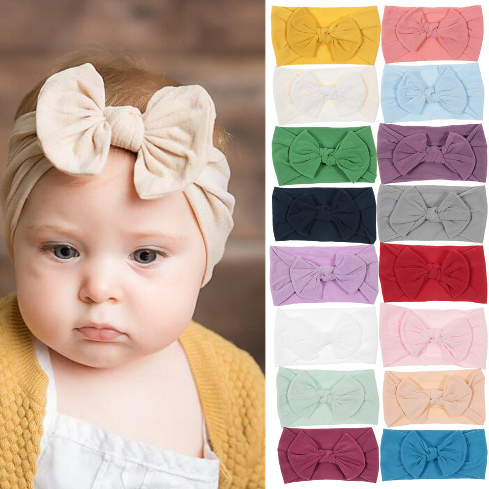 Bohemian children's hairband baby nylon stockings