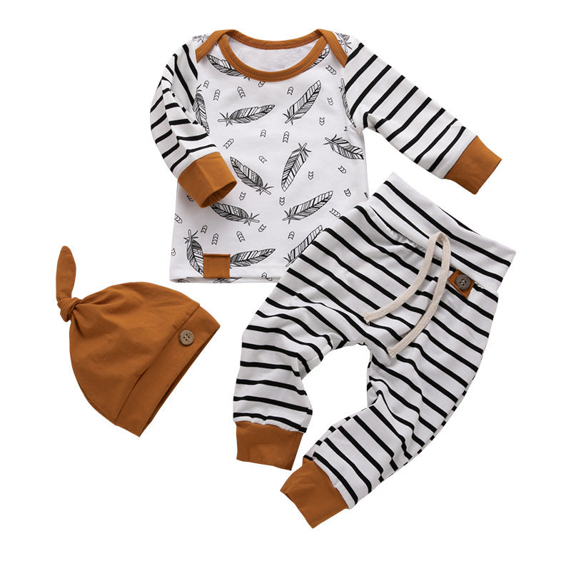 Fashion Personality Children's Clothing 3-piece Set