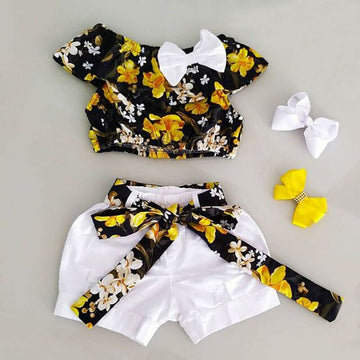 Children's floral suit