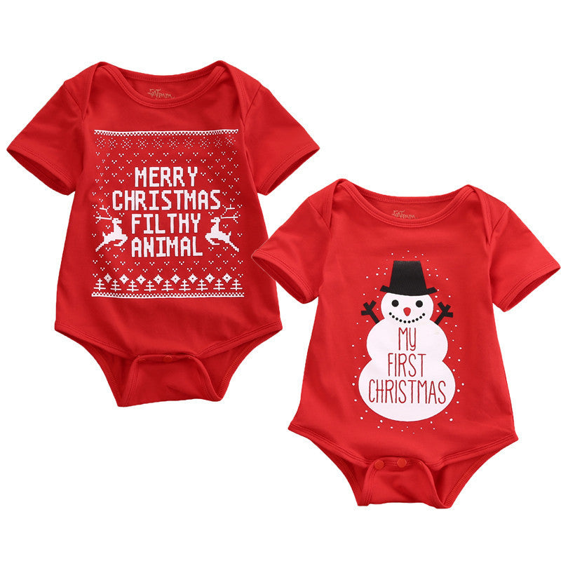 Christmas children's romper