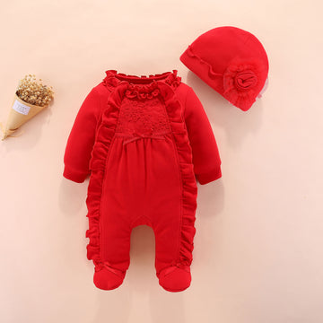 Warm and padded romper