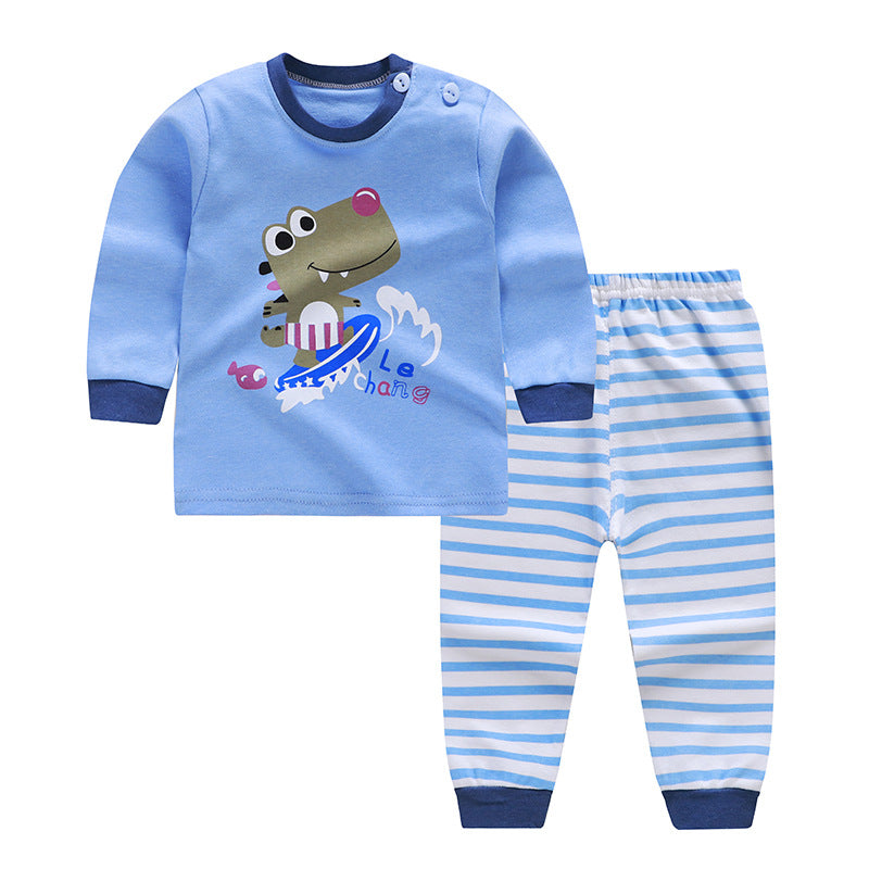 Boys And Girls, Infants Autumn Clothes And Long Trousers Home Service