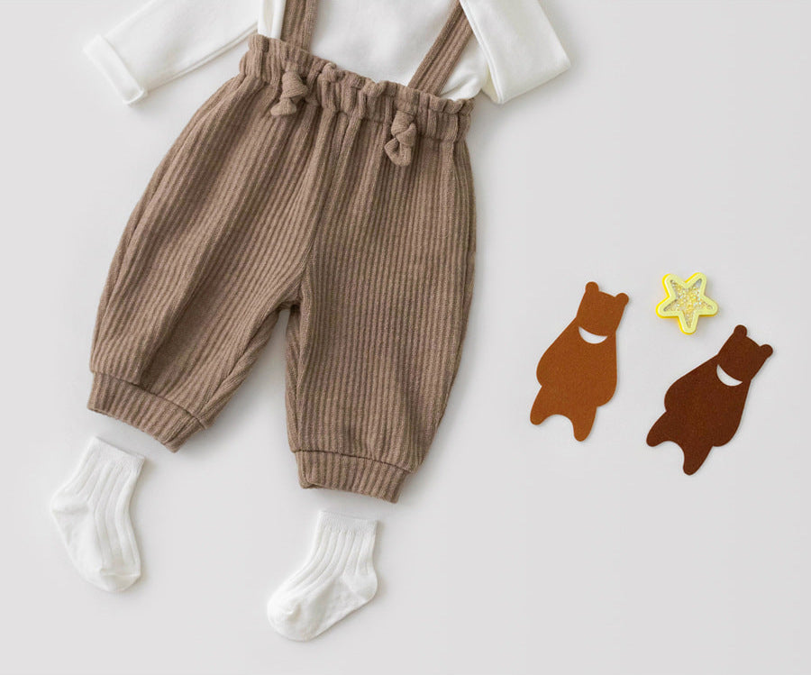 Cute And Simple One-piece Overalls For Babies And Toddlers