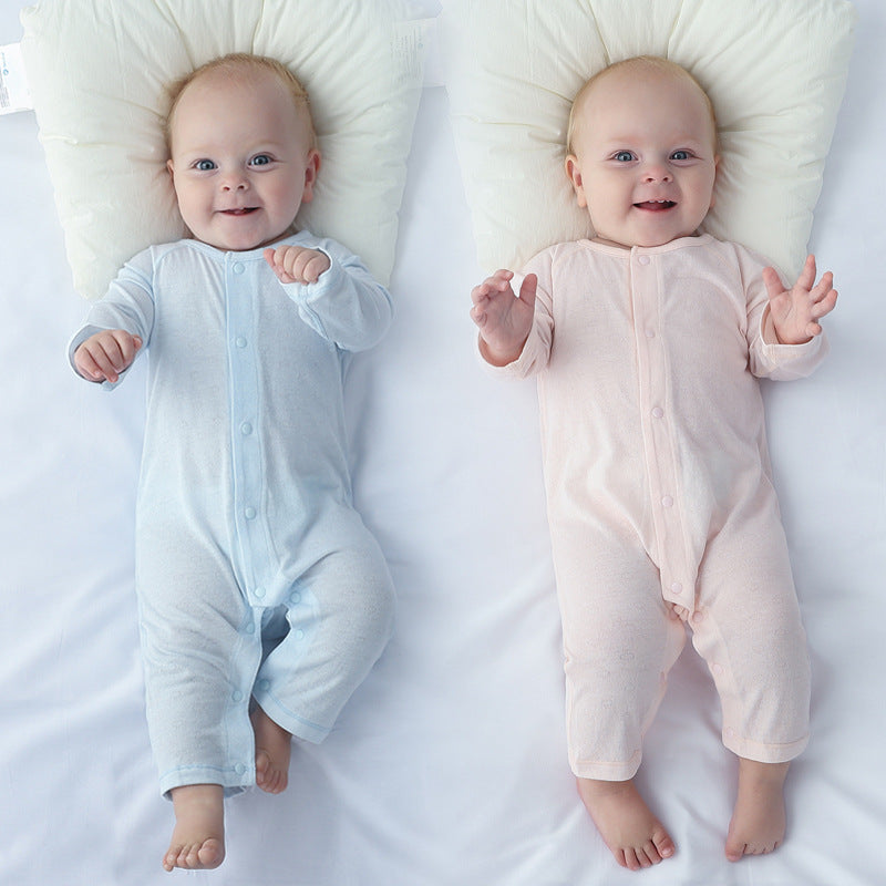 Ultra-thin Bamboo Fiber Baby One Piece Pajamas