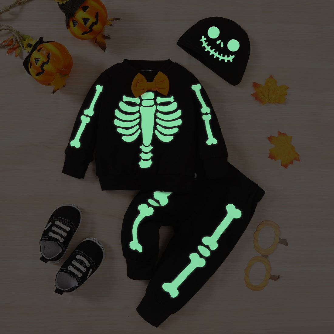 Halloween Fluorescent Children's Suit Hat Luminous Baby Boy