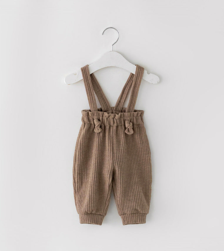 Cute And Simple One-piece Overalls For Babies And Toddlers