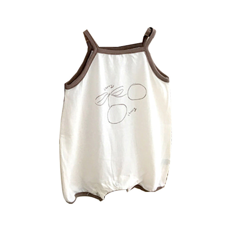 New Children's Clothing Contrast Color Baby Fart Romper