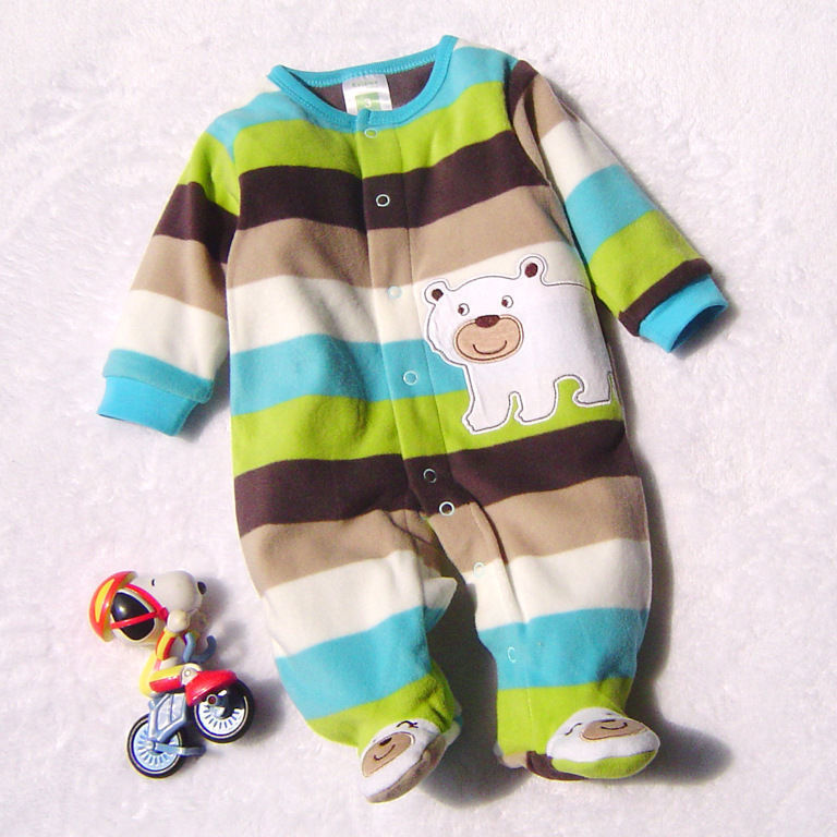 Baby Jumpsuit Baby Rompers Long Sleeve Polar Fleece